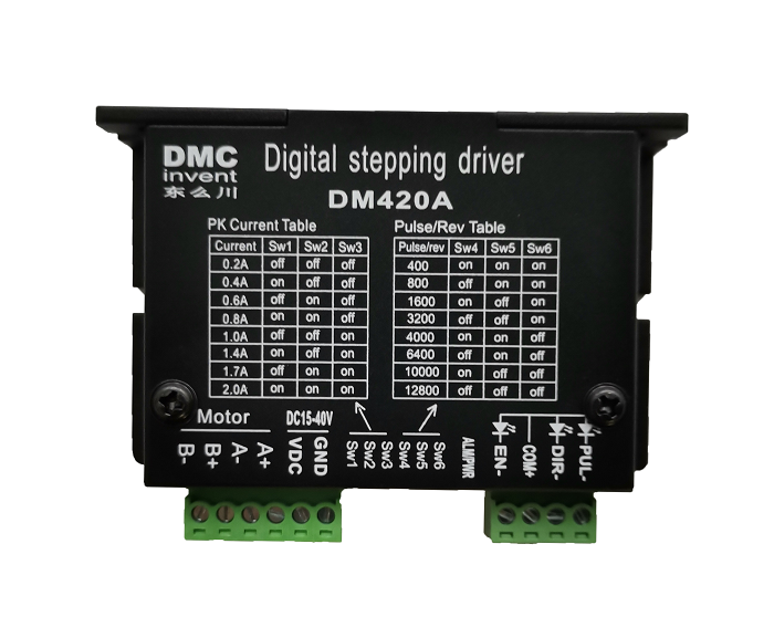 低壓兩相步進驅動器DM420A