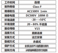 直流低壓伺服電機規格書BL60-伺服電機說明書